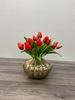 SILK Medium Red Tulips Arrangement
