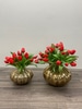 SILK Medium Red Tulips Arrangement