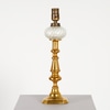 Vintage Candlestick Style Brass Table Lamp