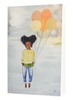 Cleared Greeting Card: Girl with balloons #5