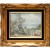 Turn of the Century Scene Oil Painting