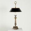 Empire Style Stick Lamps with Tole Shade