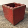 Red Ceramic Cube - Large