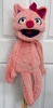 Cleared cat puppet