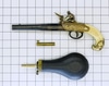 Replica - 18th Century Flintlock, Pistol, Ivory Grip