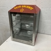 Red Food Warmer Display Case with Shelves