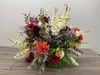 SILK Burgundy and Cream Large Arrangement