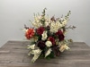 SILK Burgundy and Cream Large Arrangement