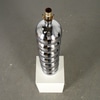 Space Age Stacked Chrome Ball Floor Lamp