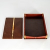 Vintage Cross Leather Legal Tray and Cover