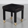 Harvey Probber Style Ottoman / Stool on Casters