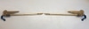 PAIR OF CURTAIN HOLDERS & BRACKETS