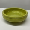 Bauer Vintage Acid Green Ceramic Footed Bowl