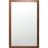 Contemporary Design Exotic Hardwood Mirror