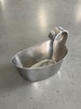 Stainless Steel Vintage Modern Gravy Boat - Bathtub Shape