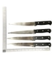 Black 8" Kitchen Knife 2 Real 3 Rubber