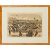 Framed Engraving of Central Park, The Grand Drive