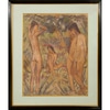 Framed Print of Bathers
