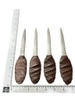 Rubber Brown Taped Steel Shank x4