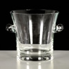 Vintage Scroll-handle Crystal Ice Bucket