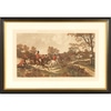 "The Death" Fox-Hunting Hand-colored Engraving
