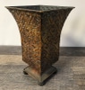 Metal Embossed Vase