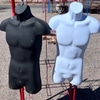 Half Round Hanging Male Torso Mannequin