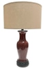 Lampshade; drum, cotton, golden beige