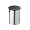 Coaster Set; Stainless Steel, round with raised lip,