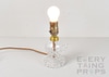 Glass Boudoir Lamp