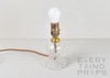 Glass Boudoir Lamp