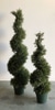 SILK Tall Rosemary spiral cut topiary. 4 available