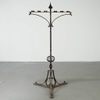 Gothic Style Wrought Iron Candle Torchiere