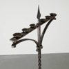 Gothic Style Wrought Iron Candle Torchiere