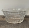 Cut Crystal Oval Centerpiece Bowl