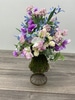 SILK.Garden arrangement Lavender, pink, cream and blue