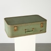 Vintage Sea Foam Large Suitcase