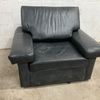 Black Leather Armchair