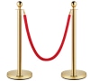 RED Rope and Stanchion Set of 2