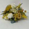 SILK Gold And Cream Centerpiece