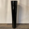 Tall Black Glass Vase - 38"h