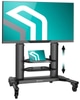 Mobile TV Cart with Adjustable Stand