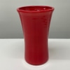 Bauer Red Ceramic Flared Vase