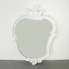 Hollywood Regency Style White Framed Mirror