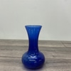 Blue Glass Bud Vase