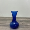 Blue Glass Bud Vase