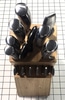 15 Piece Silver Handle Knives - Block Set