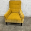 Mid-Century Modern Yellow Armchair