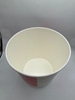Red and White Bucket with Lid