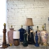 Small Brown Wooden Lamp